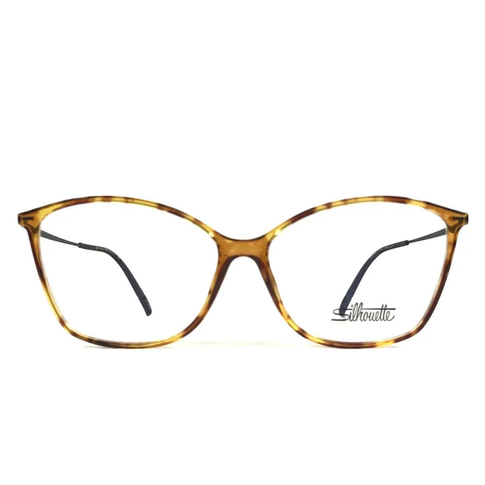 Silhouette Eyeglasses Frames SPX 1607 75 6340 Illusion Havana Amber 56-13-135